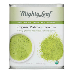 UD_Mighty Leaf Tea Case of 6 Organic 1.5 oz Green Matcha Premium Health Slimming USDA Certified Dried Processed Sachet Packaging