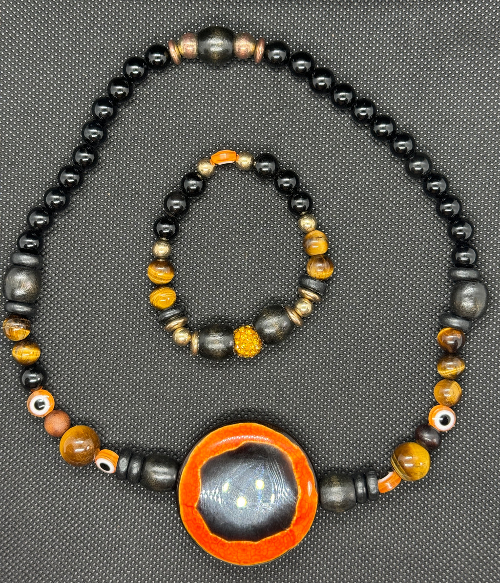 Goddess Necklace & Bracelet Set