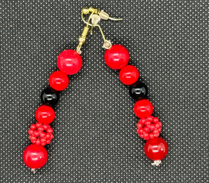 Red Coral Earrings (Pair)