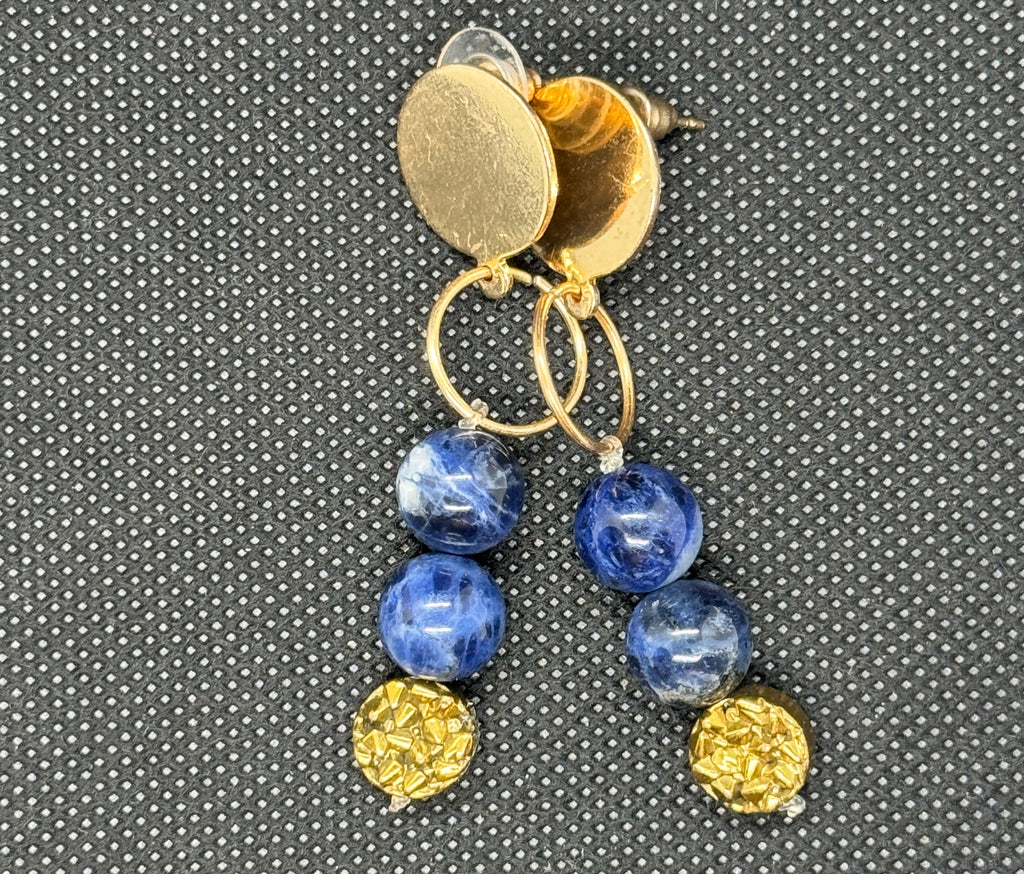 Blue Sodalite Earrings (pair)