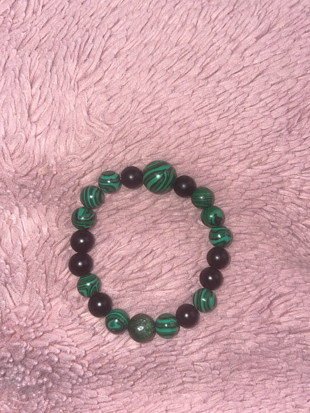 March of the Malachite (Crystal Bracelet)
