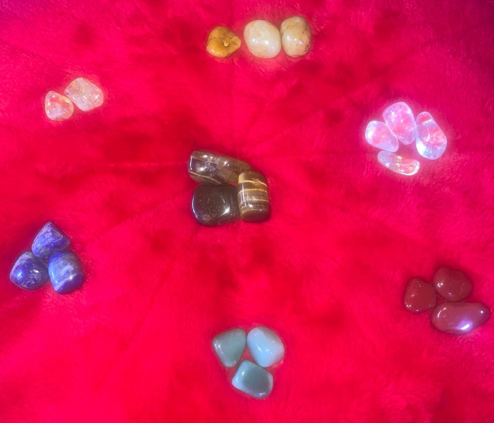 Shelia's Blessed Bags (6 Assorted Crystal Gems)